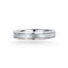 Nhẫn cưới nam 14K CZ Pure Elegance