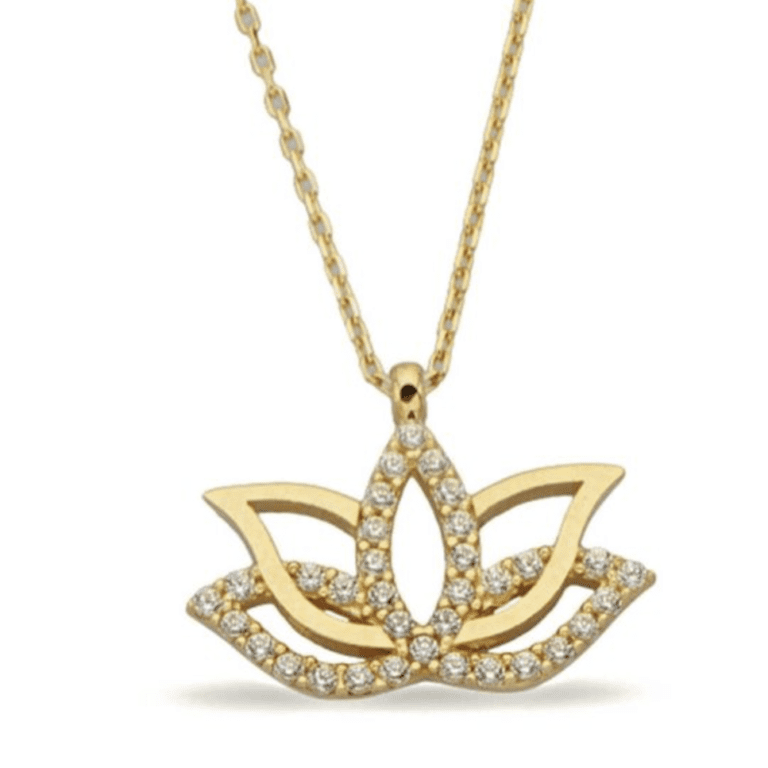 Charm hoa sen vàng-biểu tượng thanh khiết và thịnh vượng trong trang sức phong thủy