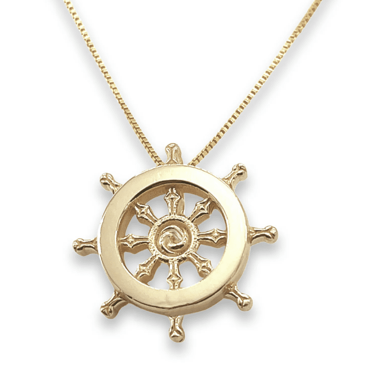 Sự kì diệu của charm bánh xe pháp luân: từ trang sức đến nguồn cảm hứng cuộc sống