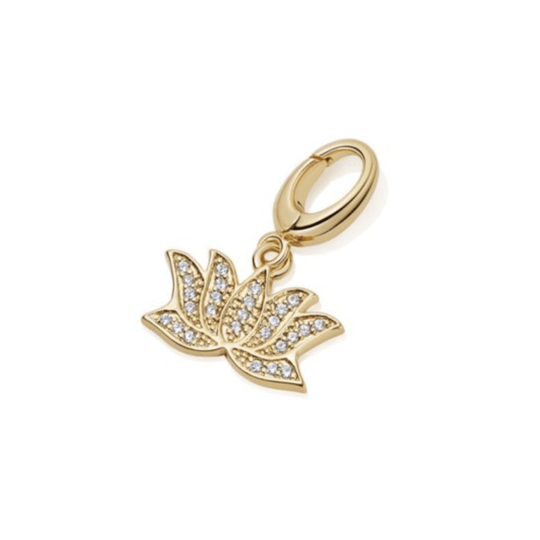 Charm hoa sen vàng 18K- món trang sức mang lại sự thịnh vượng