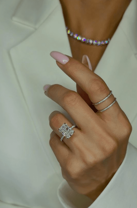 Nhẫn kim cương 5 carat trong xu hướng trang sức hiện đại