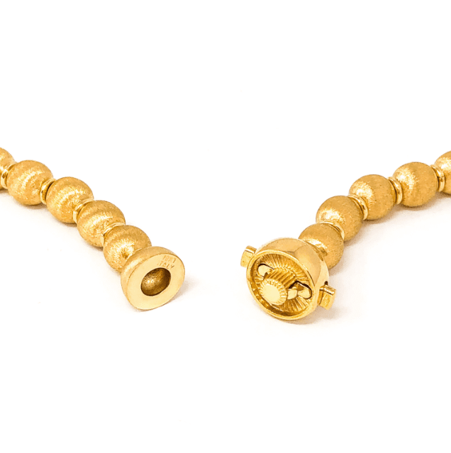 Dây chuyền bi vàng 18k biểu tượng của sự sang trọng giá trị bền vững 2