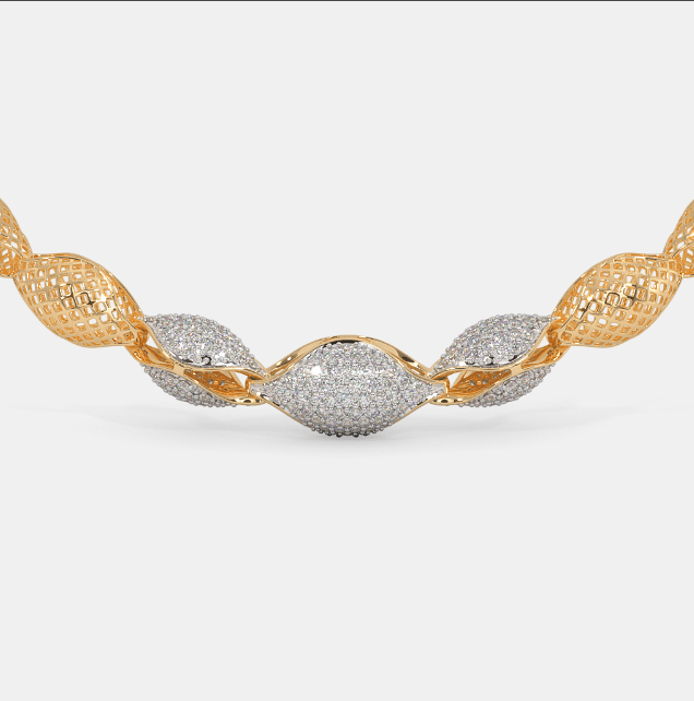 Dây chuyền hạt châu vàng 18k thể hiện đẳng cấp của người sở hữu 3