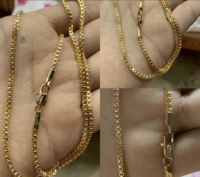 Dây chuyền nam vàng 18k mi hồng toát lên vẻ đẹp cuốn hút và phong cách 2