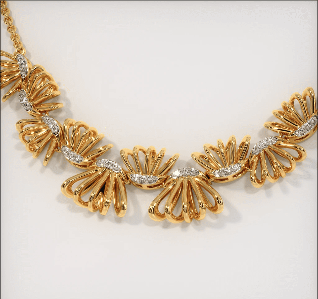 Dây chuyền vàng 18k 4 chỉ với chất lượng vàng cao cùng thiết kế tinh tế 1