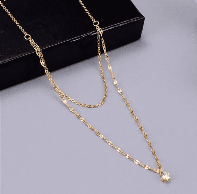 Dây chuyền vàng tây nữ 3 chỉ là mang lại vẻ đẹp tinh tế và quyến rũ 1