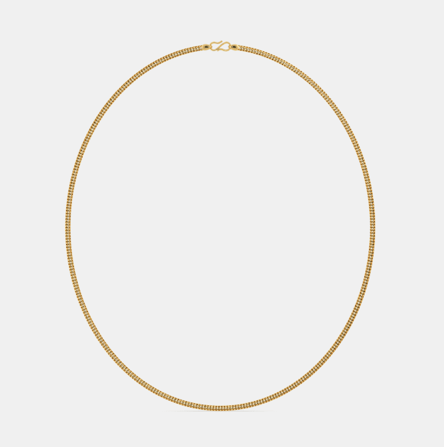 Dây chuyền xoắn vàng 18k 3 chỉ mang lại cảm giác tự tin và quý phái