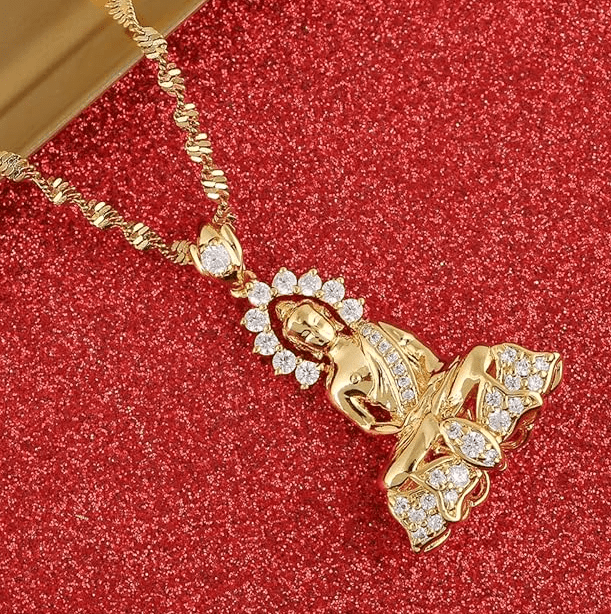 Mặt dây chuyền Phật A Di Đà bằng vàng 18K có ý nghĩa gì?