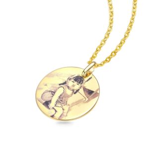 Mặt dây chuyền 10K CZ Love Memory