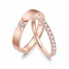 Cặp Nhẫn Cưới 14K CZ Adam's Promise
