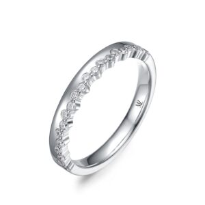 Nhẫn cưới nữ 14K CZ Sparkle