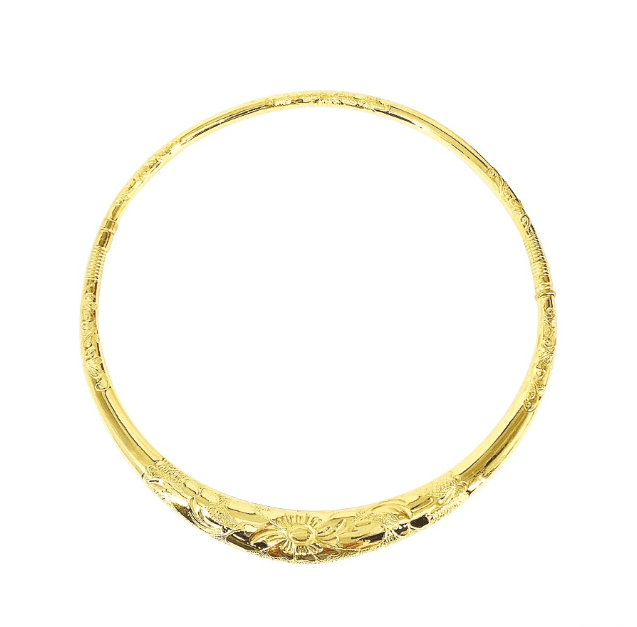 Kiềng cổ vàng 18k 1 chỉ tôn lên vẻ đẹp dịu dàng và thanh lịch