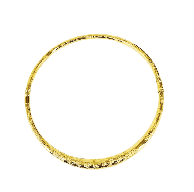 Kiềng cổ vàng 18k 1 chỉ tôn lên vẻ đẹp dịu dàng và thanh lịch