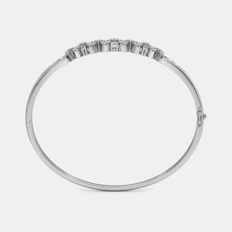Vẻ đẹp hiện đại của kiềng tay vàng trắng tỏa sáng phong cách sang trọng 3