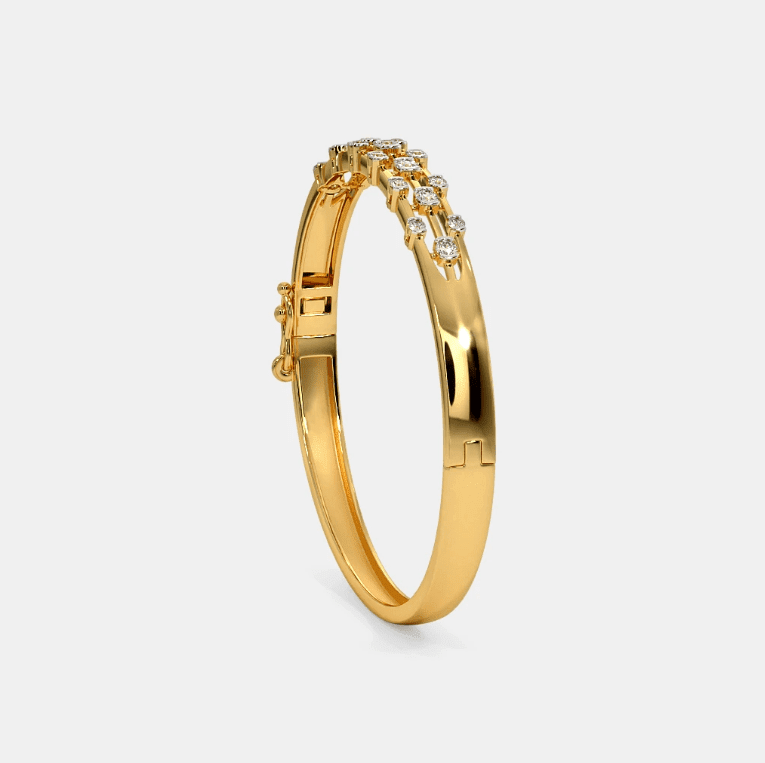 Kiềng vàng 18k 3 chỉ tượng trưng cho sự may mắn, phú quý và tình yêu thương giữa các thế hệ 2