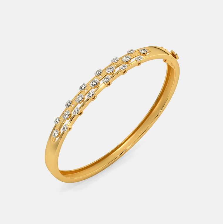Kiềng vàng 18k 3 chỉ tượng trưng cho sự may mắn, phú quý và tình yêu thương giữa các thế hệ