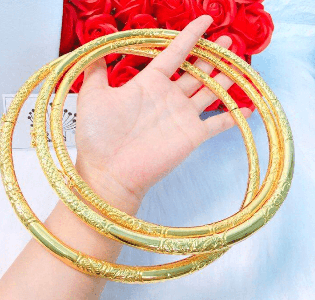 Kiềng vàng đám cưới tâm điểm rực rỡ cho ngày vui trăm năm