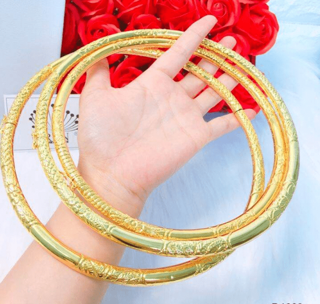 Kiềng vàng đám cưới tâm điểm rực rỡ cho ngày vui trăm năm