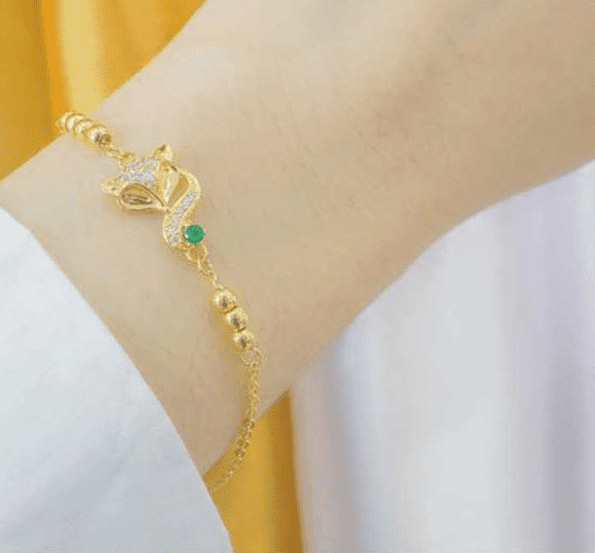 Lắc tay hồ ly vàng 10k mang lại may mắn, tài lộc cho người sở hữu