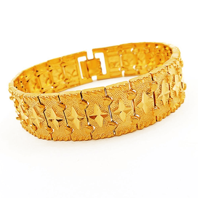 Lắc tay nam vàng 18k 1 lượng thể hiện đẳng cấp và gu thẩm mỹ của phái mạnh
