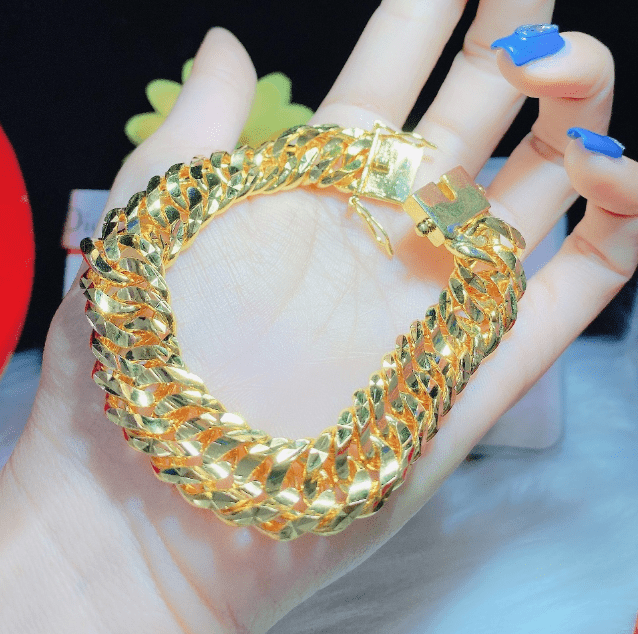 Lắc tay nam vàng 18k 7 chỉ sự lựa chọn đẳng cấp cho phái mạnh
