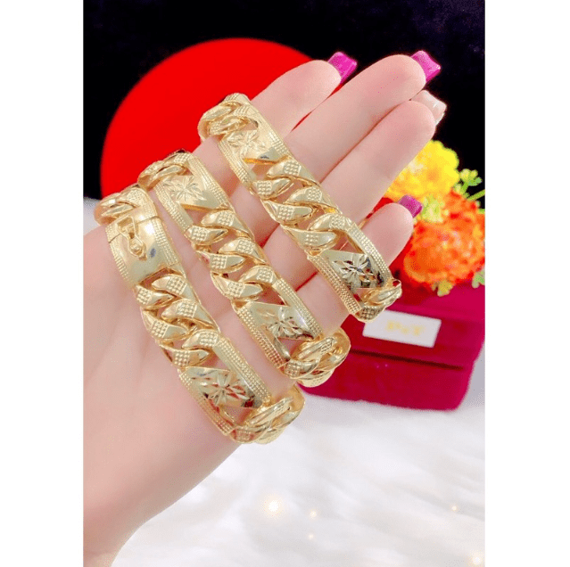 Lắc tay nam vàng 18k 7 chỉ sự lựa chọn đẳng cấp cho phái mạnh