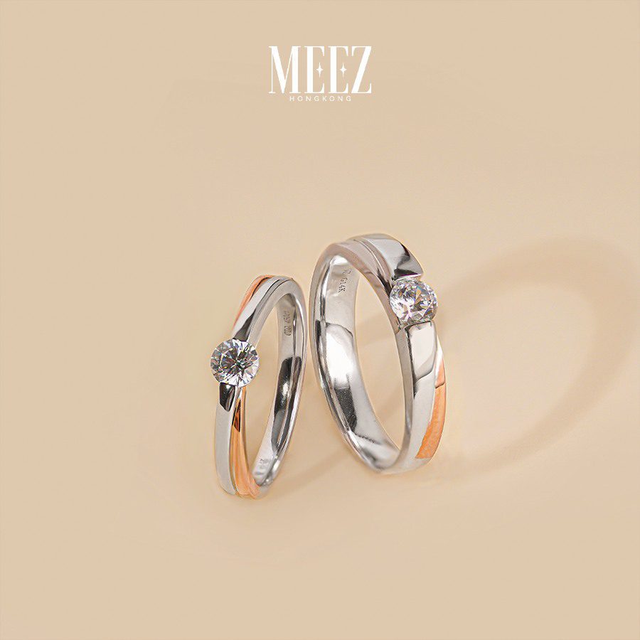 Mẫu nhẫn cưới vàng 18k đẹp & sang trọng