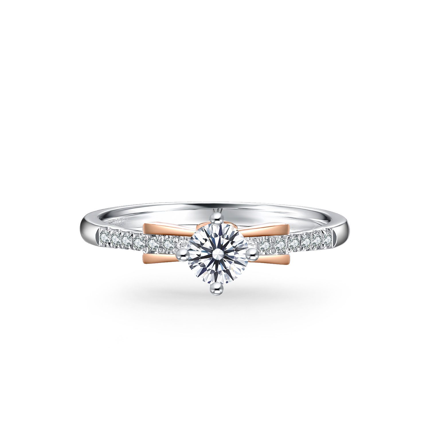 Nhẫn cầu hôn 14K CZ Jasmine Nhẫn cầu hôn 14K CZ Jasmine