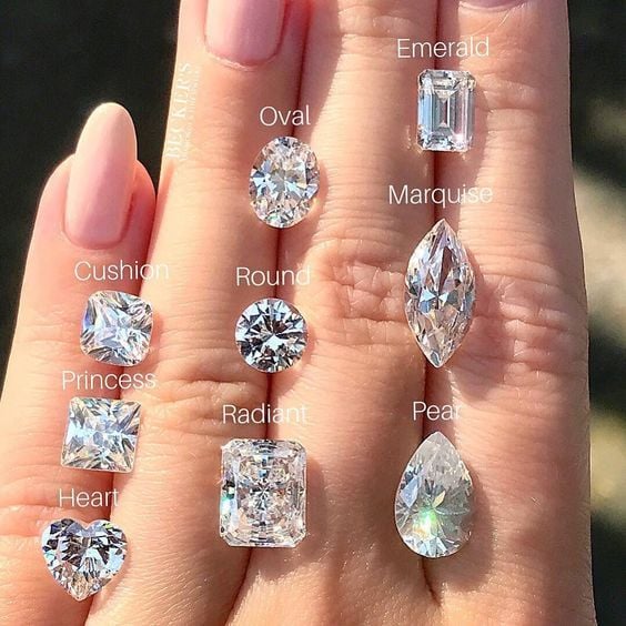 Tổng hợp các giác cắt kim cương được yêu thích nhất trên nhẫn cầu hôn