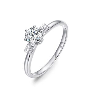 Nhẫn cầu hôn 14K Kim Cương Lab-grown Lotus