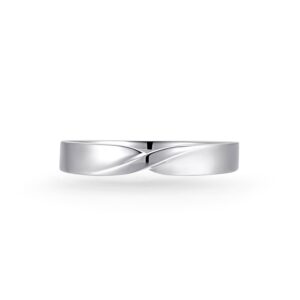 Nhẫn cưới nam 14K CZ Heartstrings