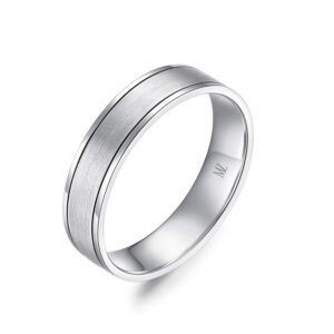 Nhẫn cưới nam 14K CZ Ace