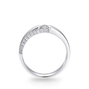 Nhẫn cưới nam Bạch Kim Kim Cương The Smiths