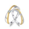 Cặp Nhẫn Cưới 14K Kim Cương The Leos