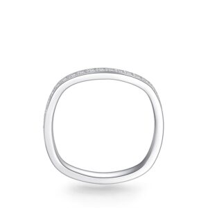 Nhẫn cưới nữ Bạch Kim Kim Cương The Haleys