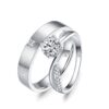 Cặp Nhẫn Cưới Bạch Kim Kim Cương Daniel's Promise