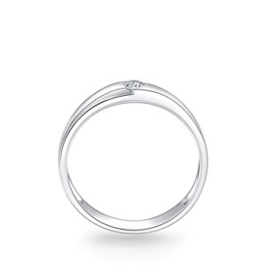 Nhẫn cưới nam 14K Kim Cương Lab-grown The Luciens