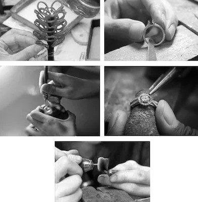 Chế tác nhẫn cưới thiết kế riêng tại Meez Jewelry