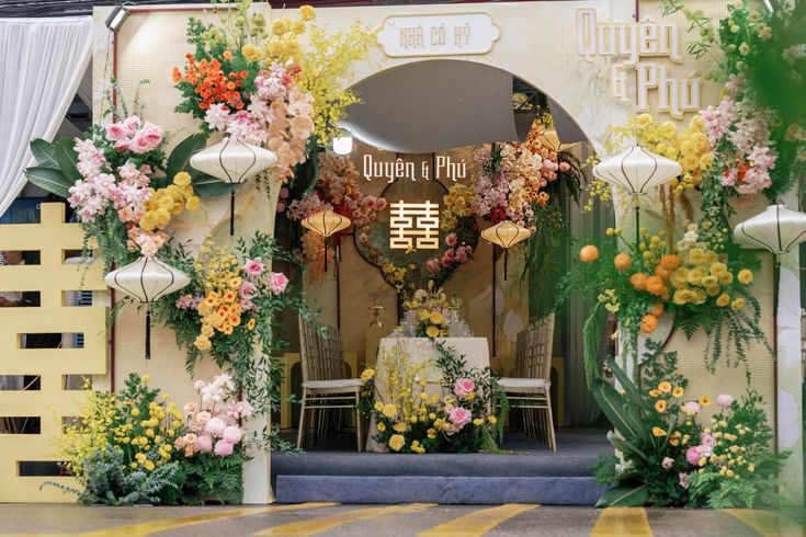 Ý tưởng trang trí tiệc cưới độc đáo