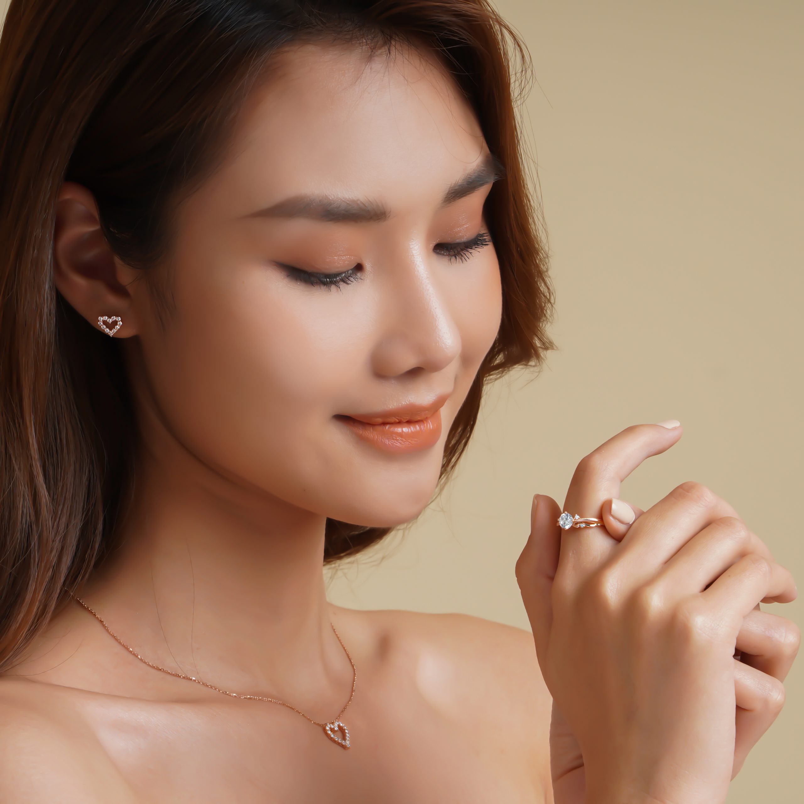 Hoa tai đẹp, hoa tai kim cương, bông tai được yêu thích nhất tại Meez