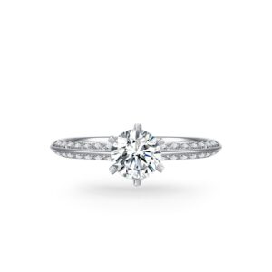 Nhẫn cầu hôn 10K CZ Crown Of Love