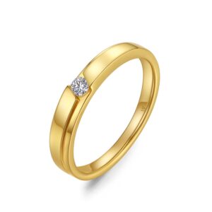 Nhẫn cưới nữ 14K Kim Cương Lab-grown Portofino