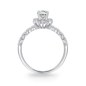 Nhẫn cầu hôn 14K CZ Dazzling Beauty