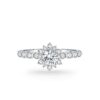 Nhẫn cầu hôn 14K CZ Dazzling Beauty