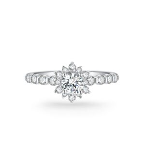 Nhẫn cầu hôn 14K CZ Dazzling Beauty