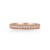 Nhẫn cưới nữ 14K CZ Caro
