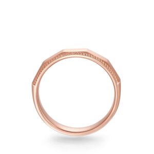 Nhẫn cưới nam 14K Kim Cương Caro