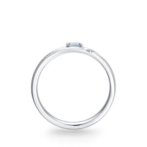 Nhẫn cưới nữ Bạch Kim Kim Cương Amatiel