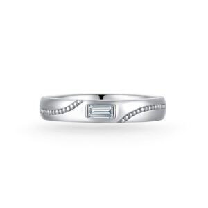 Nhẫn cưới nam 14K Kim Cương Lab-grown Amatiel