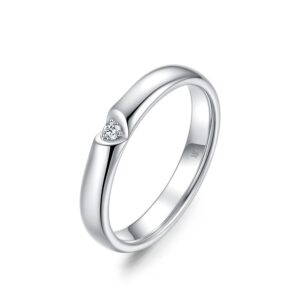 Nhẫn cưới nữ 14K Kim Cương Tender Love